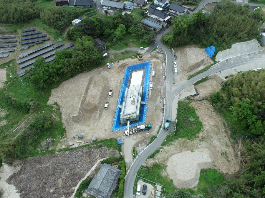 鹿児島3号新城地区函渠設置（その１）工事4月