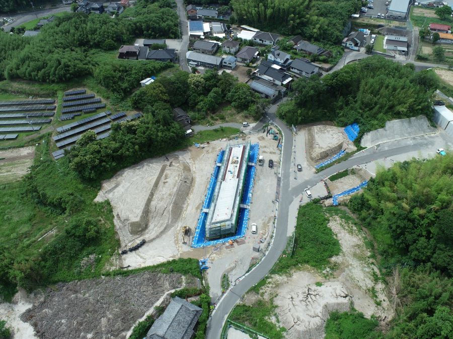 鹿児島3号新城地区函渠設置（その１）工事5月