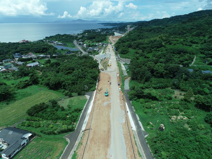 鹿児島3号関外地区8工区改良工事7月