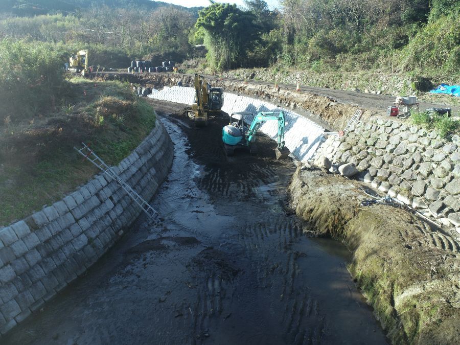 阿茂瀬川R6-2工区12月