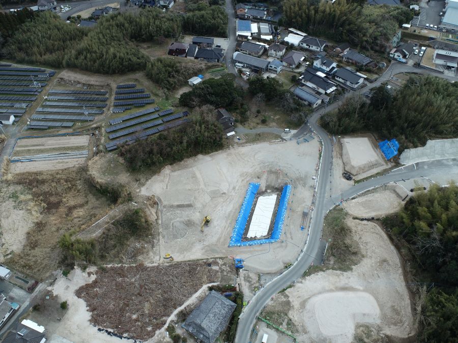 鹿児島3号新城地区函渠設置（その１）工事2月