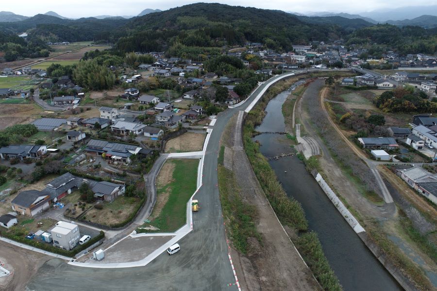 市道本町・矢立線道路改良工事